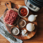 Ingredients for pressure cooker recipes for ground beef