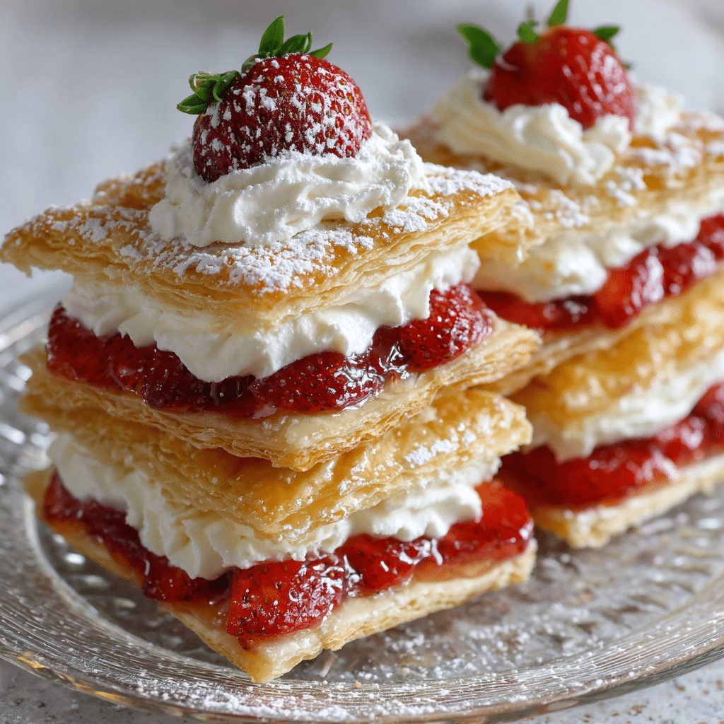 Strawberry pastry puff recipe featured image